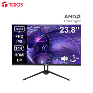 monitor plano teros te 2417s 23.8" fhd ips 144hz 1ms hdmi dp parlantes audio out